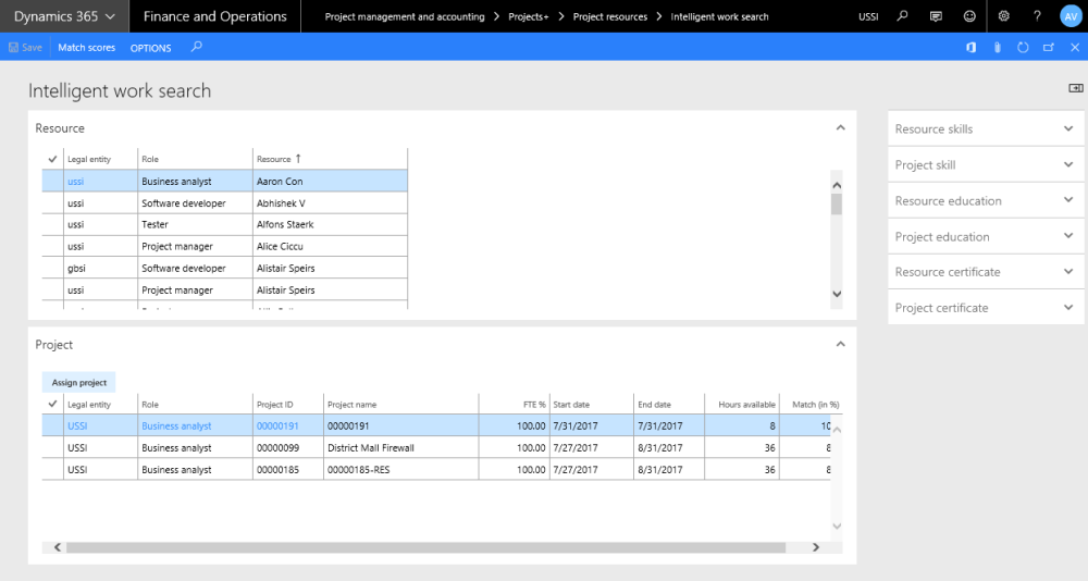 Intelligent Work Search