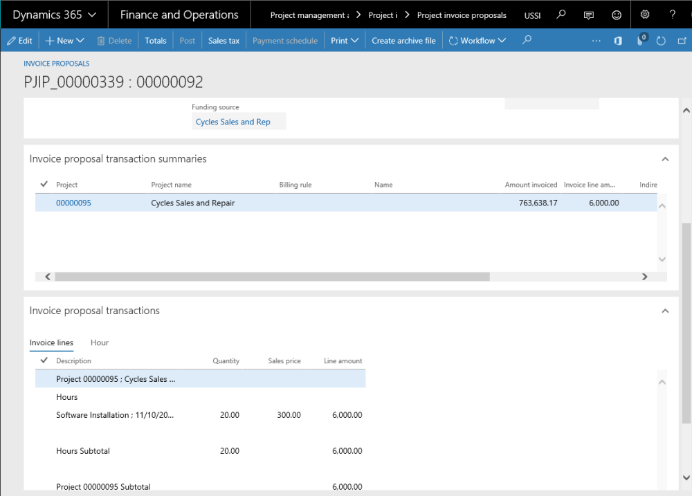 Project Invoice Proposal