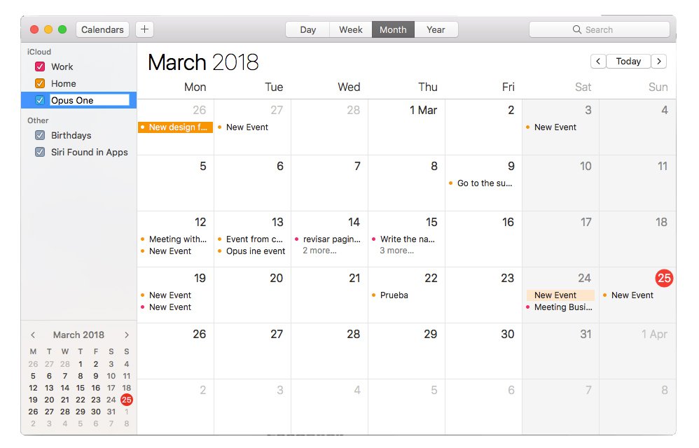 more colors for calendar events mac