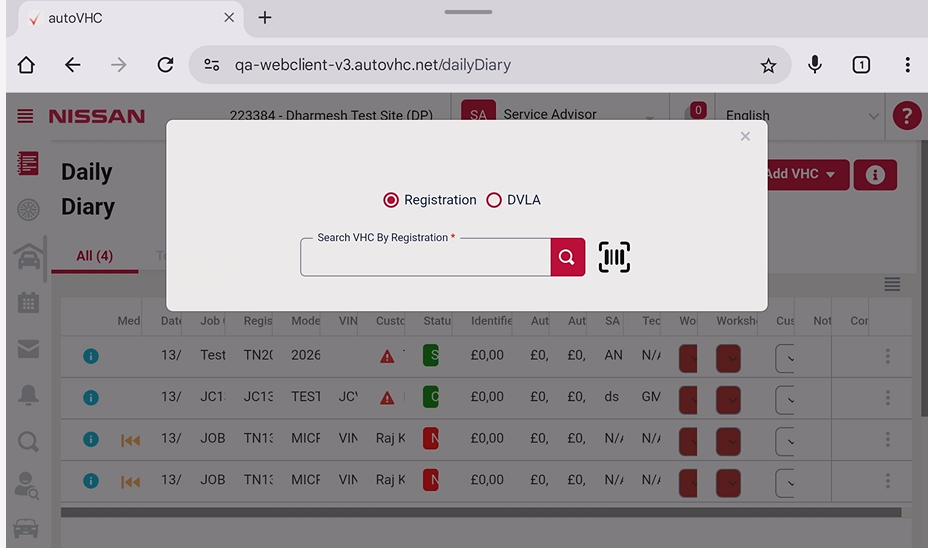 Select Barcode option