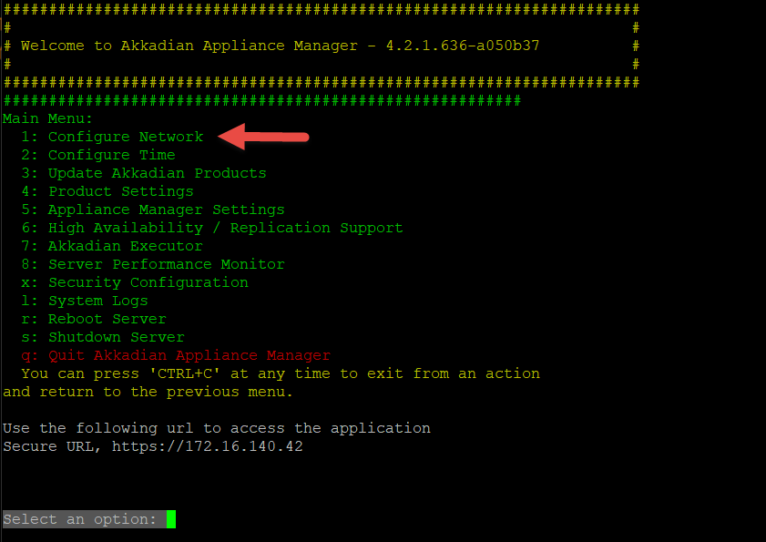 AAM Network Configuration - Option 1 AAM Network Configuration - Option 1