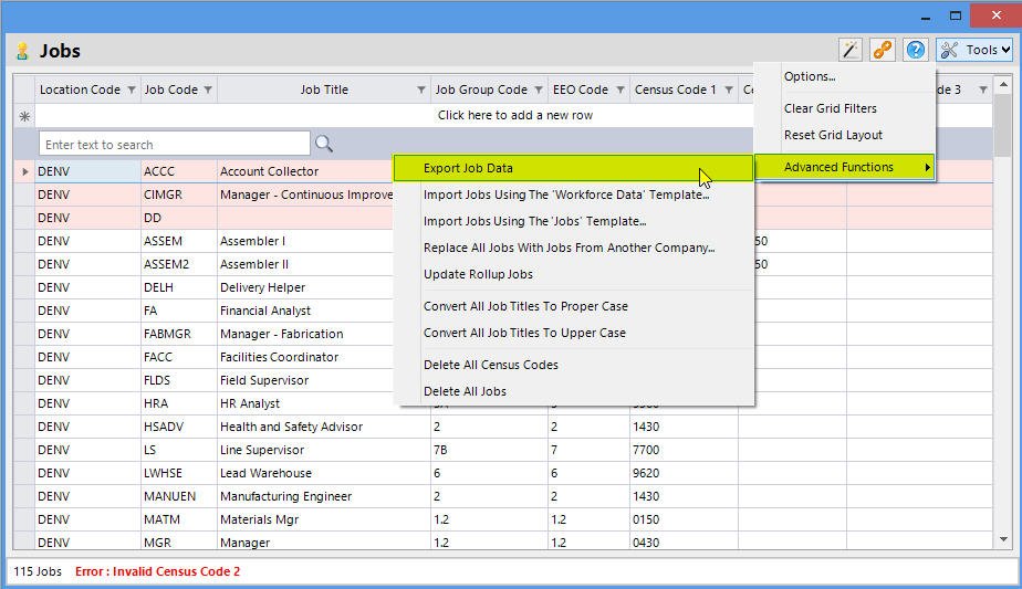 Export Jobs Export Jobs