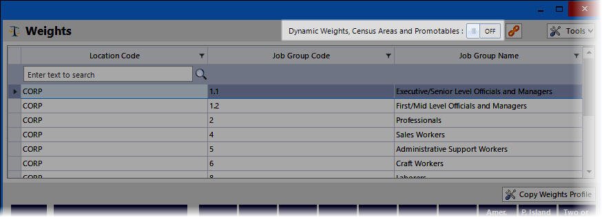 Turn Off Dynamic Weights