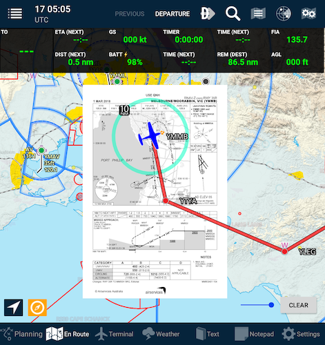 Show chart on map - User Manual (Android) - 1.x