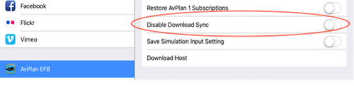 Save simulation input setting