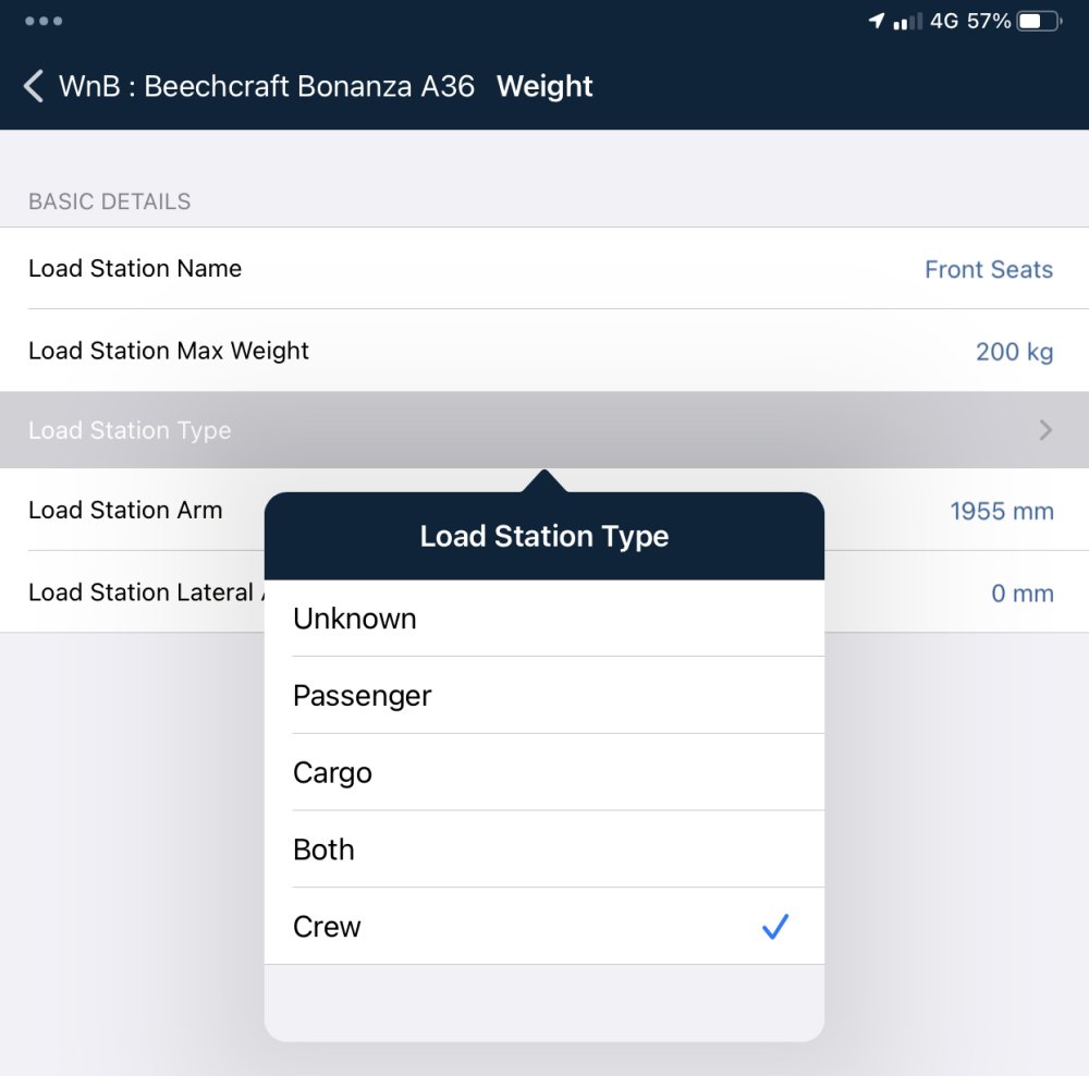 Editing a Load station