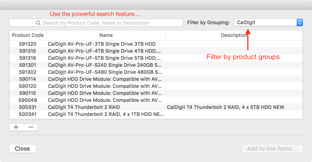 Sales Assistant Advanced Product Picker Daylite Sales Assistant Advanced Product Picker
