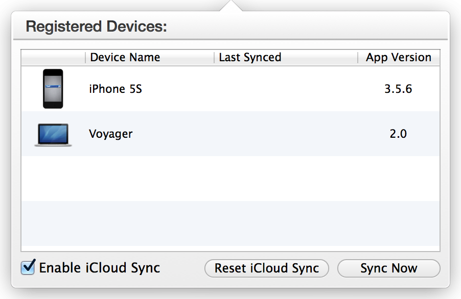 iCloud Sync - Tap Forms Mac - 2.0