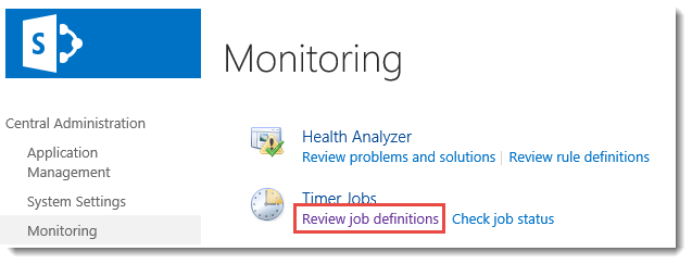 Review Job Definitions Review Job Definitions
