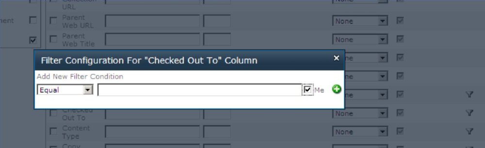 Configure Display Provider step Column Configuration section Filter Configuration