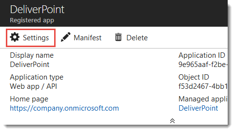 Azure Application Settings Azure Application Settings