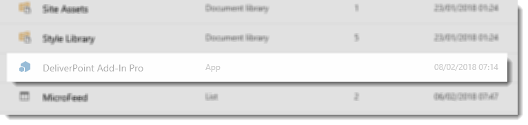 DeliverPoint Add-In Installing DeliverPoint Add-In Installing