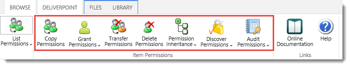 Item Level Permissions Ribbon Options Item Level Permissions Ribbon Options