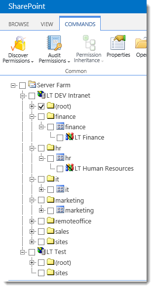 Expand Web Application and underlying SharePoint objects Expand Web Application and underlying SharePoint objects