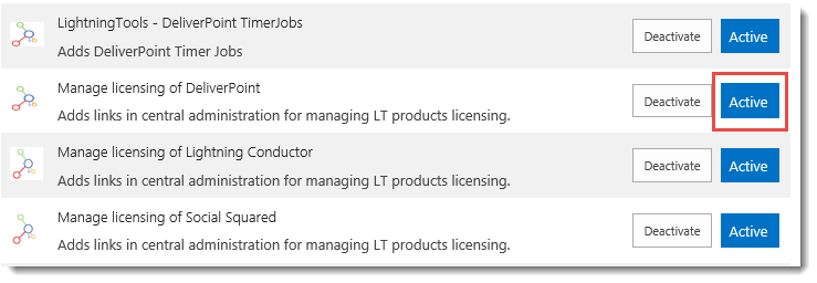 DeliverPoint Licencing Activation DeliverPoint Licencing Activation