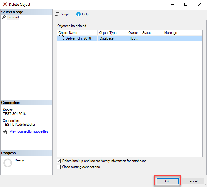 Delete Object Dialog Troubleshooting Uninstall Issues - DeliverPoint 2013 and Add-In - 1