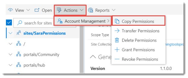 Copy Permissions - DeliverPoint 2013 and Add-In - 1