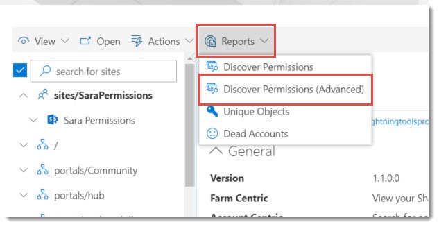 Discover Permissions Advanced Discover Permissions Advanced