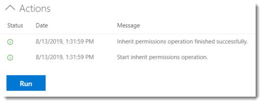Permissions Management Actions Permissions Management Actions