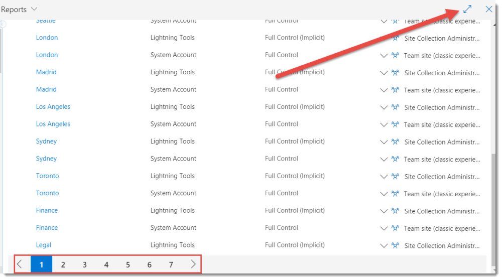 Expand window and view additional pages Expand window and view additional pages