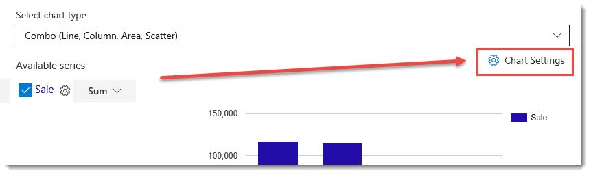 Chart Settings Link