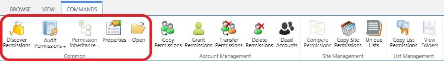 Common Command tab on the DeliverPoint dashboard Common Command tab on the DeliverPoint dashboard
