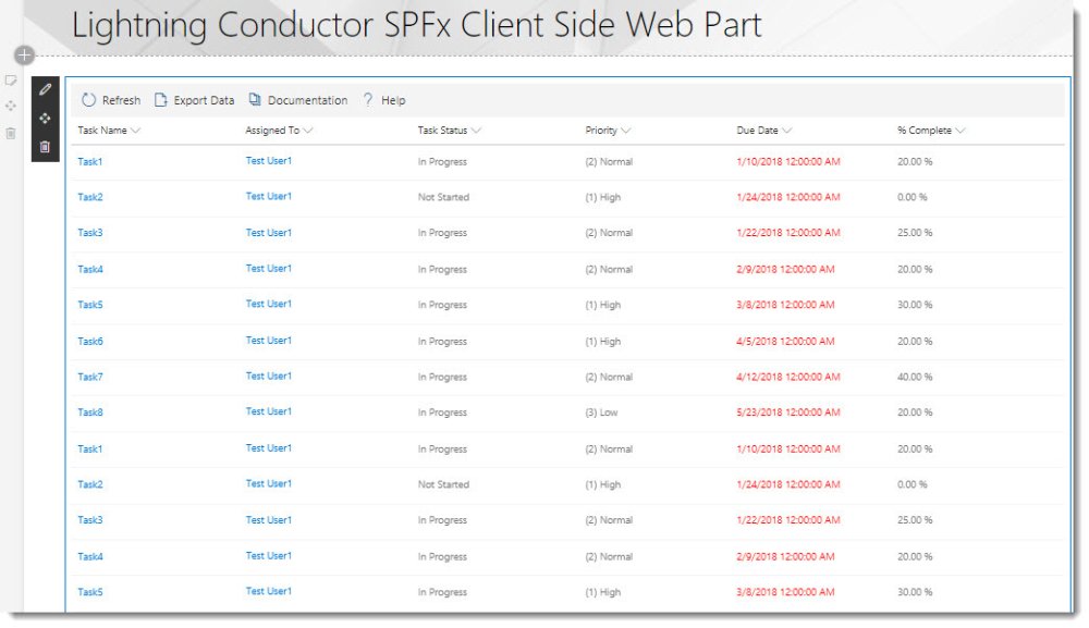 Client Side Web Part Grid View Client Side Web Part Grid View