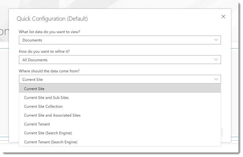 Quick Configuration Data Source Quick Configuration Data Source