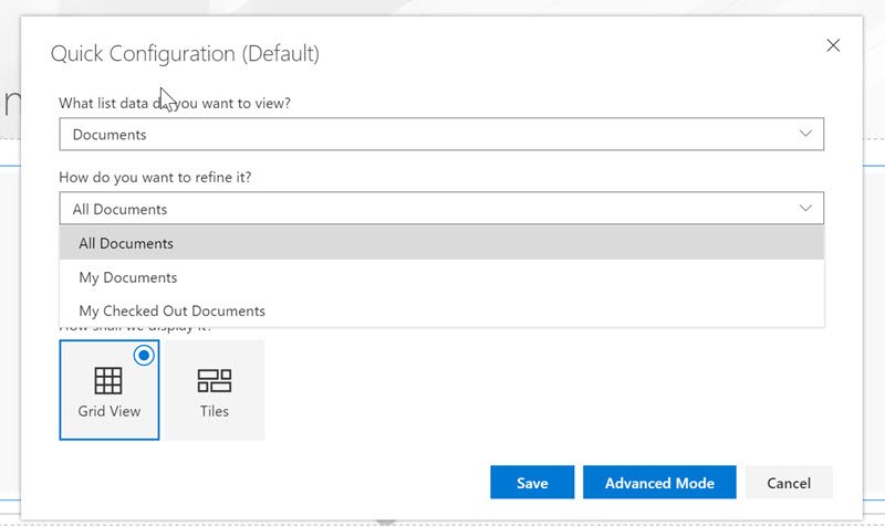 Quick Configuration How to Refine data Quick Configuration How to Refine data
