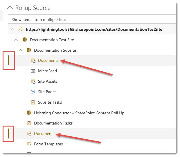 Data Source Rollup Multiple Lists Data Source Rollup Multiple Lists