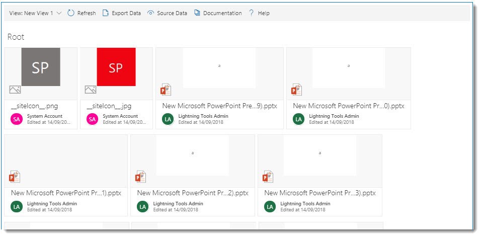 Client Side Web Part Tiles View for Documents Client Side Web Part Tiles View for Documents