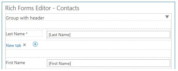 Rich Forms Tab - Lightning Forms - 1