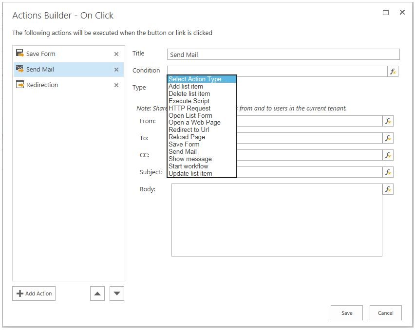 Actions Builder - Lightning Forms - 1