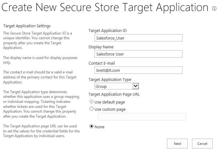Enter Target Application ID Enter Target Application ID
