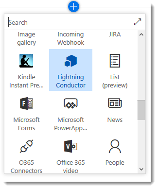 Select from available apps Select from available apps