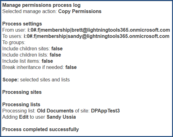 DeliverPoint Add-In Copy Permissions Show Details DeliverPoint Add-In Copy Permissions Show Details