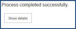 DeliverPoint Add-In Process Completed Successfully DeliverPoint Add-In Process Completed Successfully