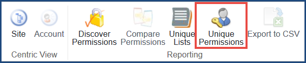 DeliverPoint Add-In Unique Permissions Ribbon DeliverPoint Add-In Unique Permissions Ribbon
