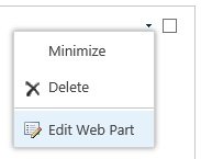 Edit Web Part Edit Web Part