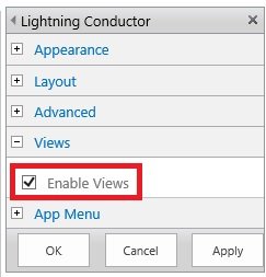 Using Multiple Views - Lightning Conductor Add-In - 1