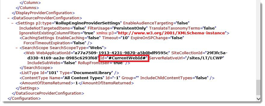 Edit the XML file to use custom token Edit the Id attribute of the Web element
