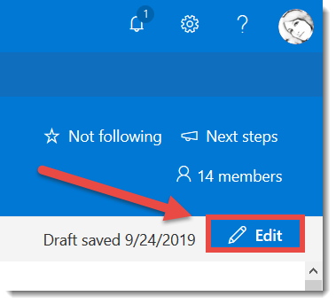 Edit SharePoint Page Edit SharePoint Page