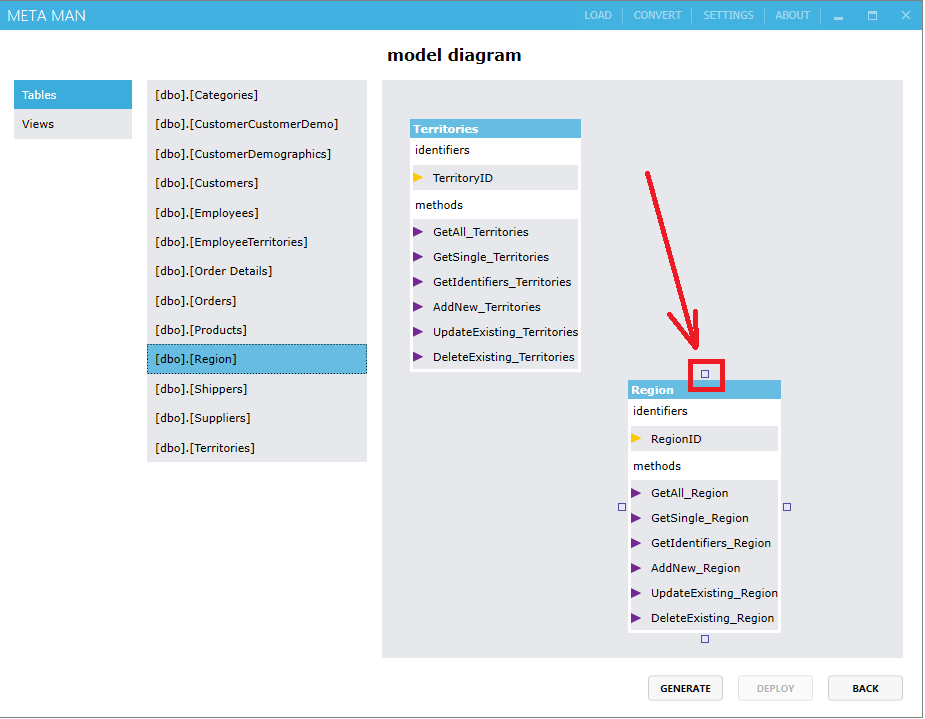 Click on any of the squares that appear on the External Content Type Click on any of the squares that appear on the External Content Type