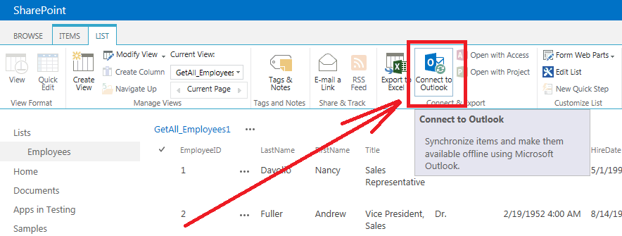 Connect To Outlook Connect To Outlook