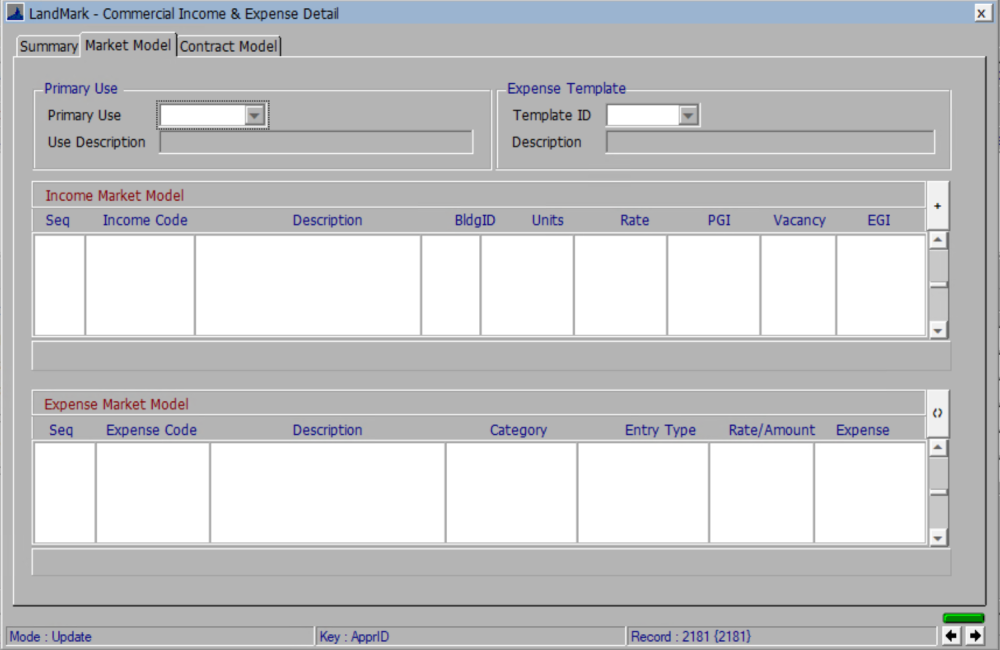 Commercial Income and Expense Detail - Commercial Appraisal File - 1