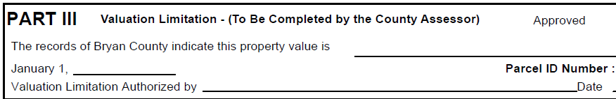OTC Form 994 - Assessment File - 1