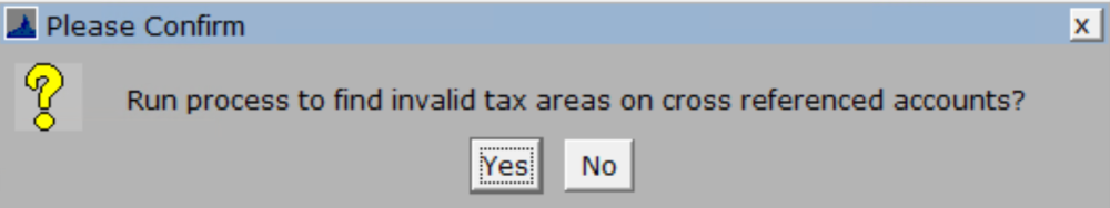 Invalid XRef Tax Area - Assessment File - 1