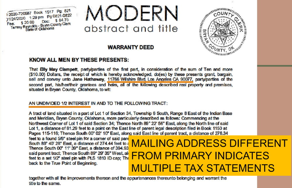 State Tax Statement Example Multiple Tax Statements - Sales File - 1