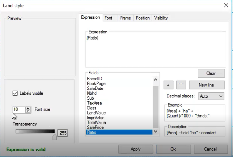 Plot Sales on Map Sales File 1