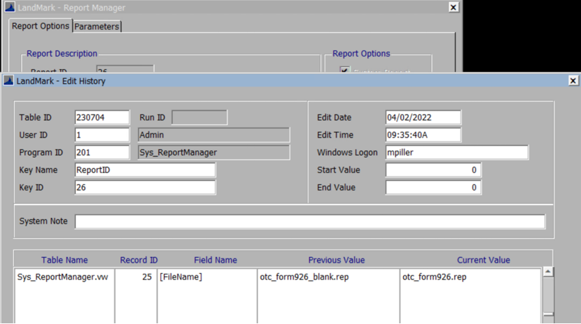 REPORT MANAGER - System - 1